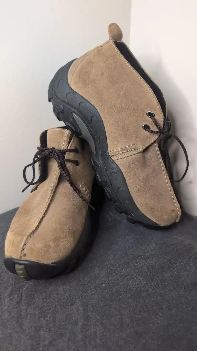 Justin Suede Hiking Chukka Shoes Womens 7.5 Gorpcore Outdoor